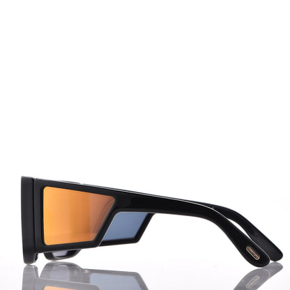 Tom Ford Square Atticus Sunglasses TF710 Black Gold 3 of 8