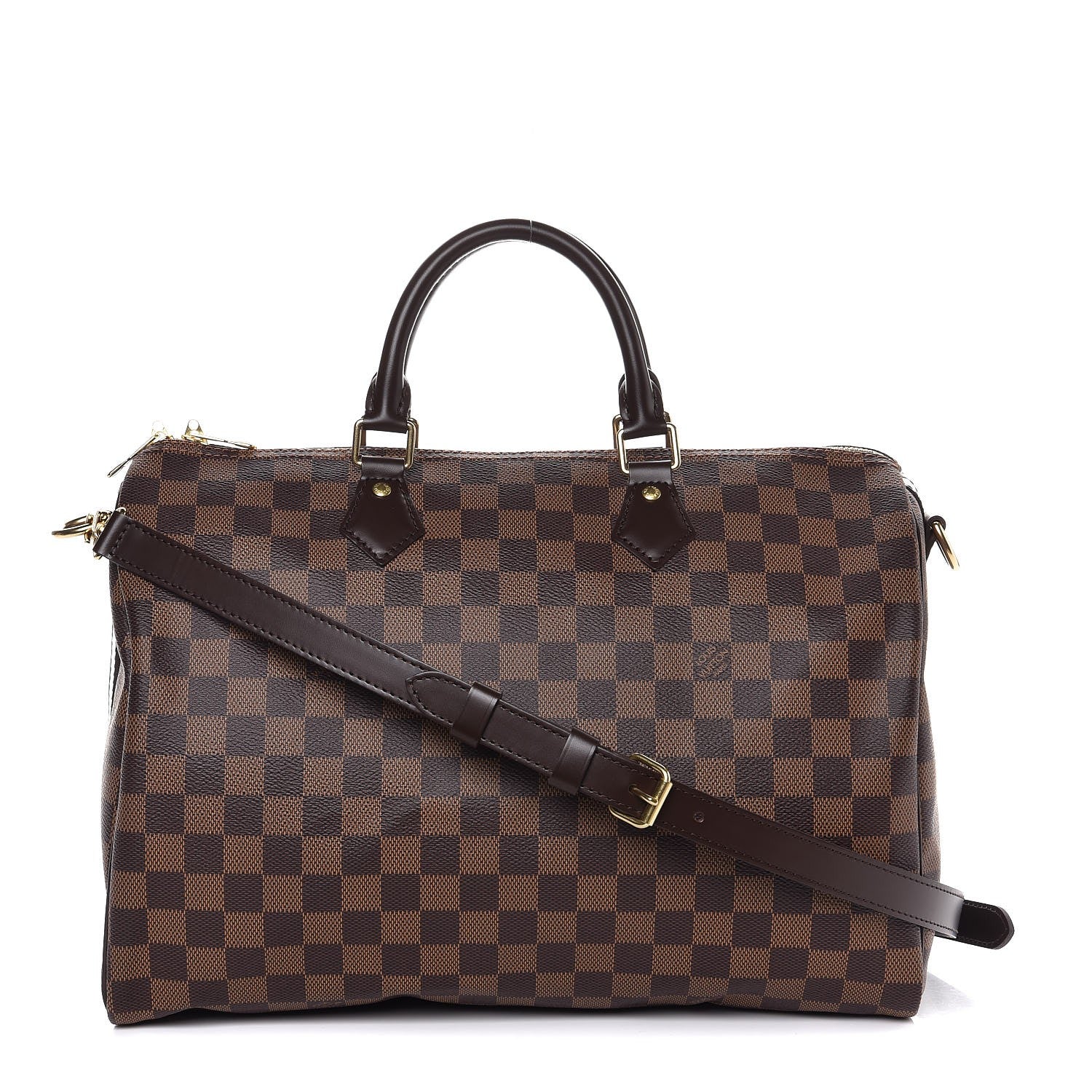 Louis Vuitton Damier Ebene Speedy Bandouliere 35 1 of 8
