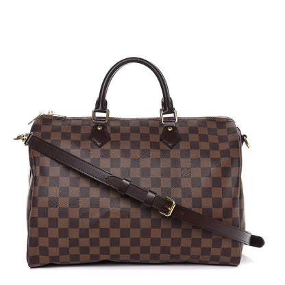 Louis Vuitton Damier Ebene Speedy Bandouliere 35 1 of 8