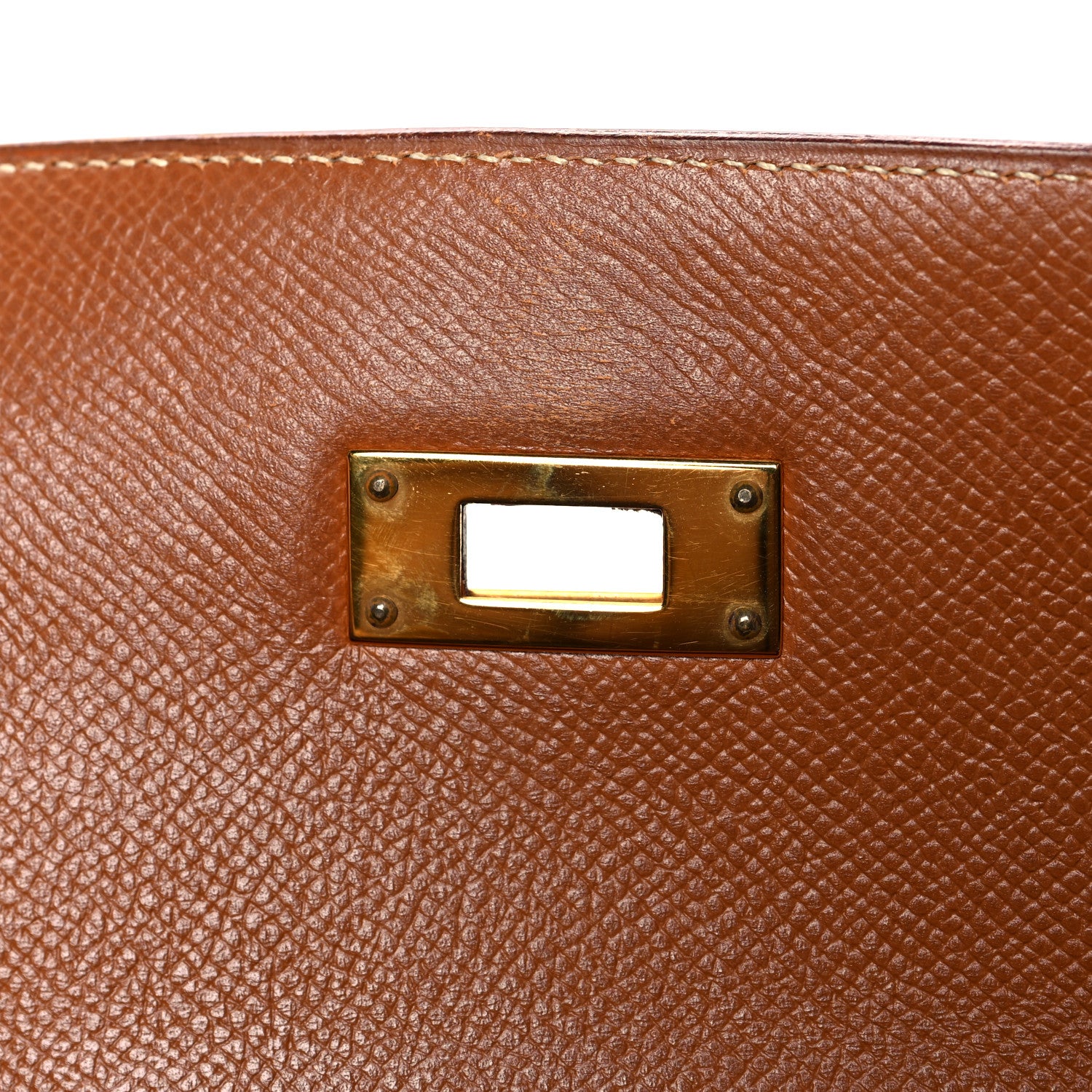 Hermes Courchevel Kelly Sellier 32 Gold 14 of 15