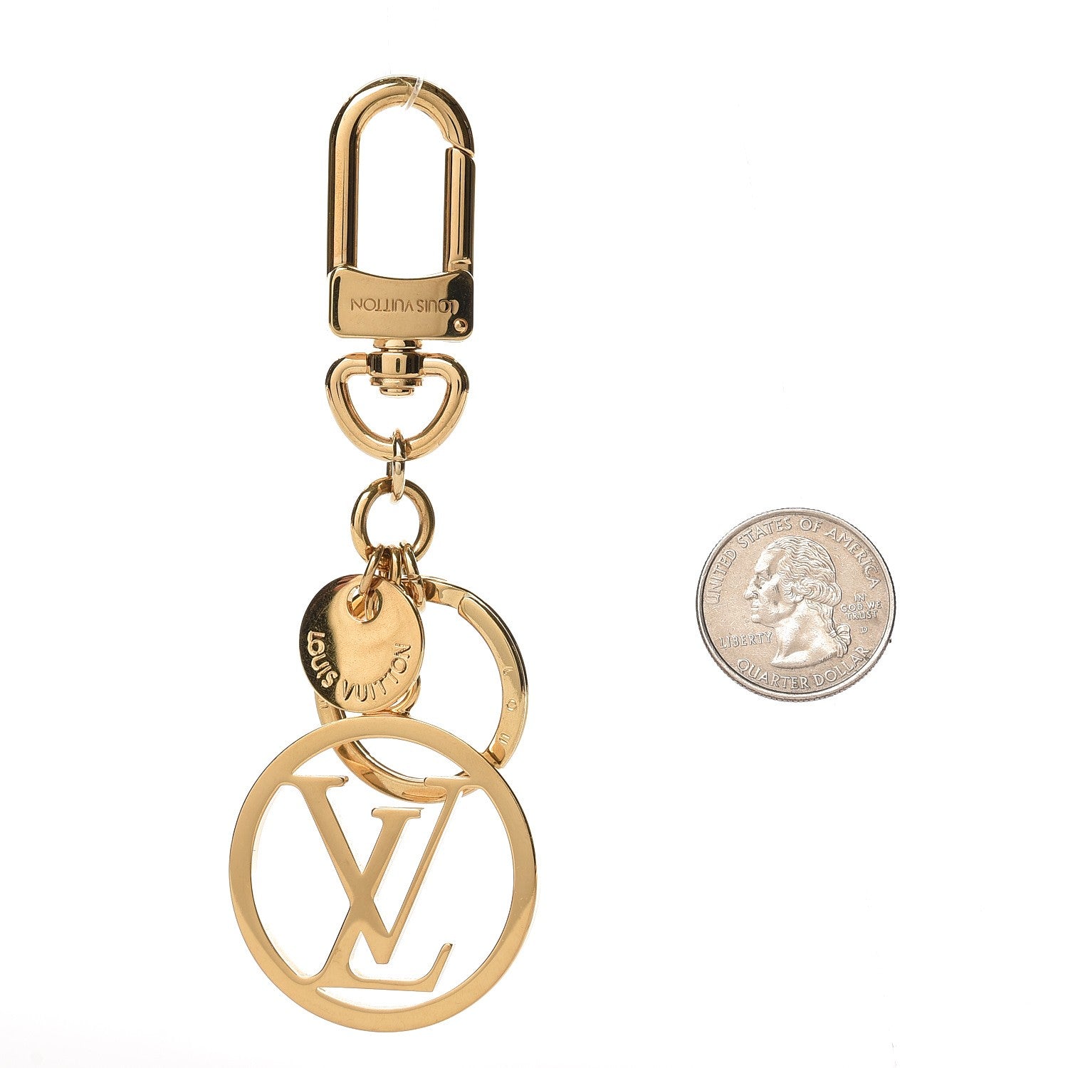 Louis Vuitton LV Circle Key Holder Gold 2 of 4