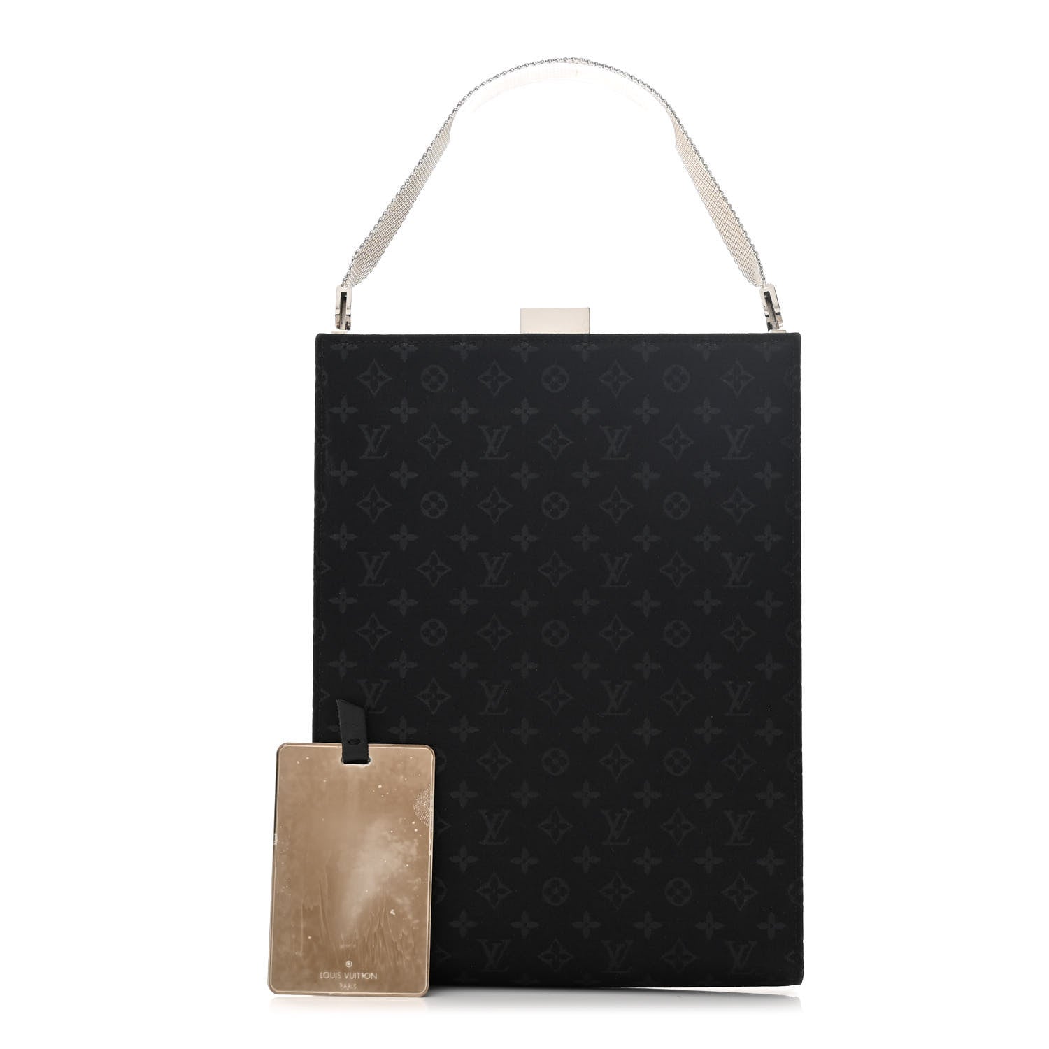 Louis Vuitton Satin Monogram Ange GM Black 3 of 10