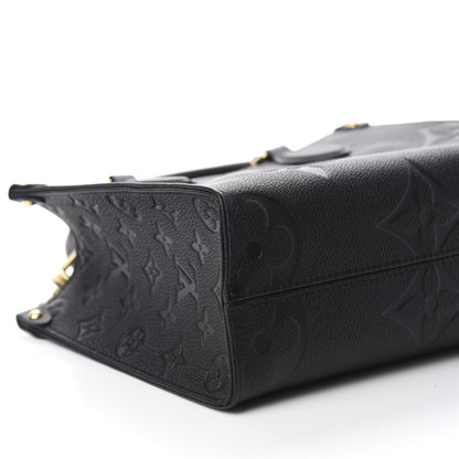 Louis Vuitton Empreinte Monogram Giant Onthego PM Black 7 of 12