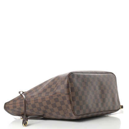 Louis Vuitton Damier Ebene Neo Neverfull MM Rose Ballerine 4 of 20