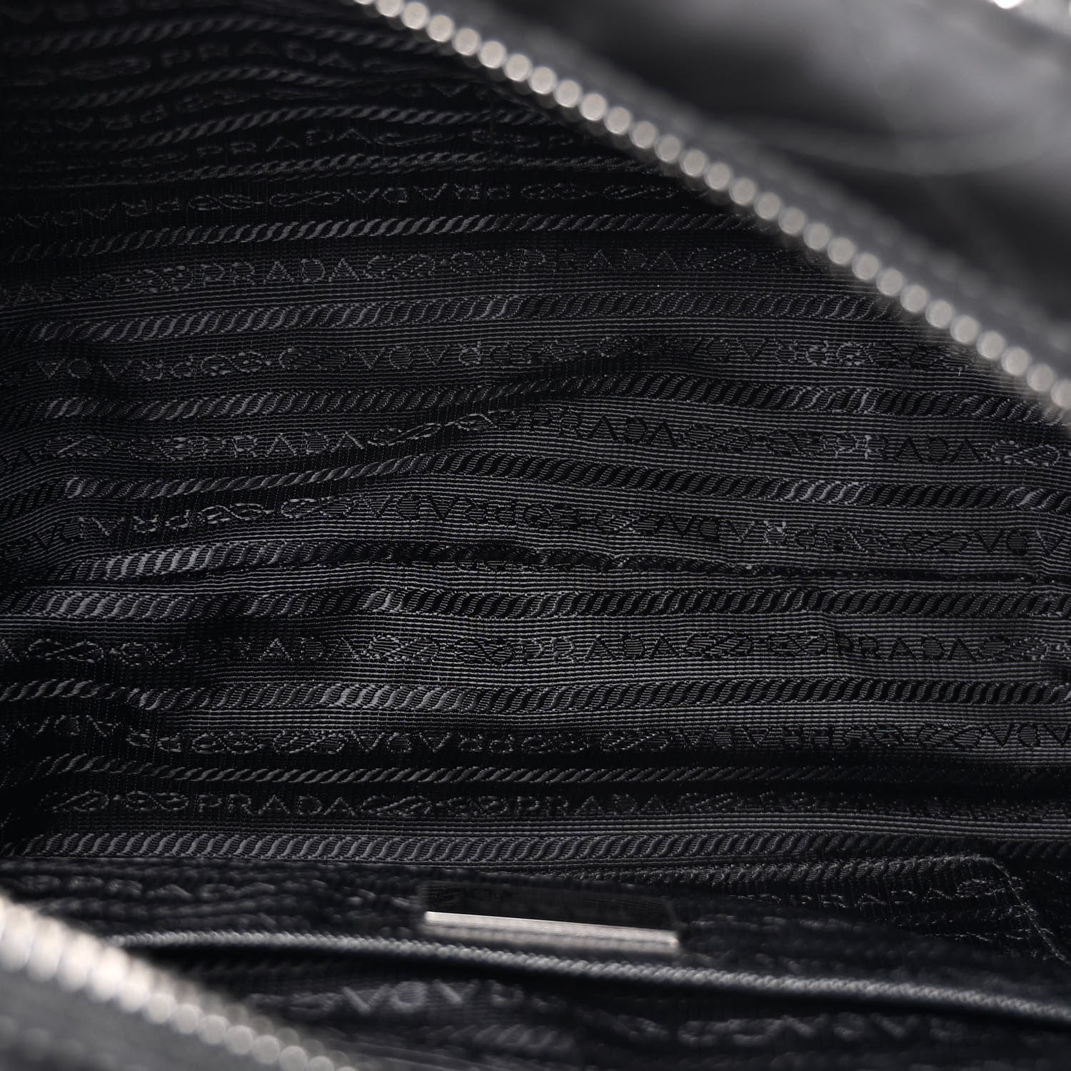 Prada Nylon Tessuto Impuntu Quilted Shoulder Bag Black 5 of 11