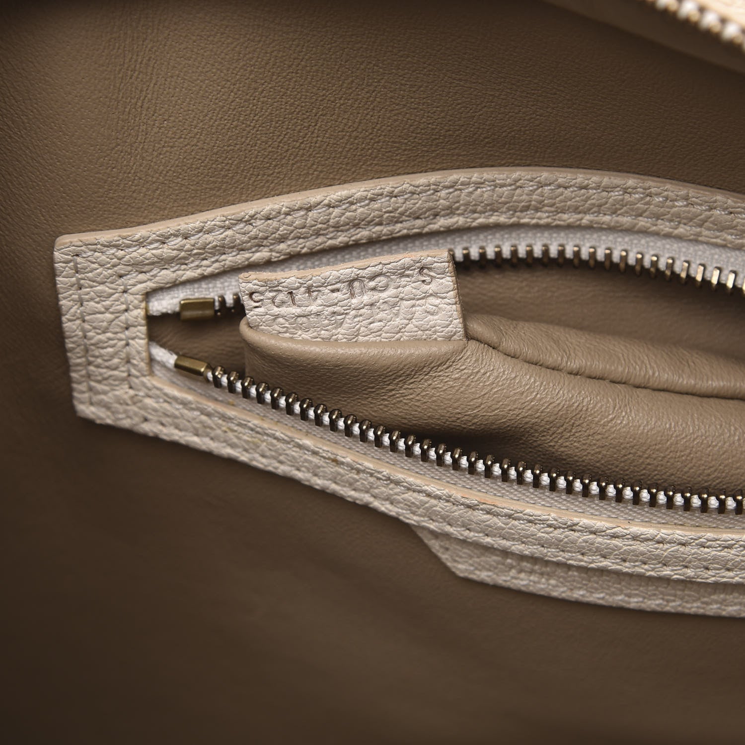 Celine Goatskin Micro Luggage White 7 of 14