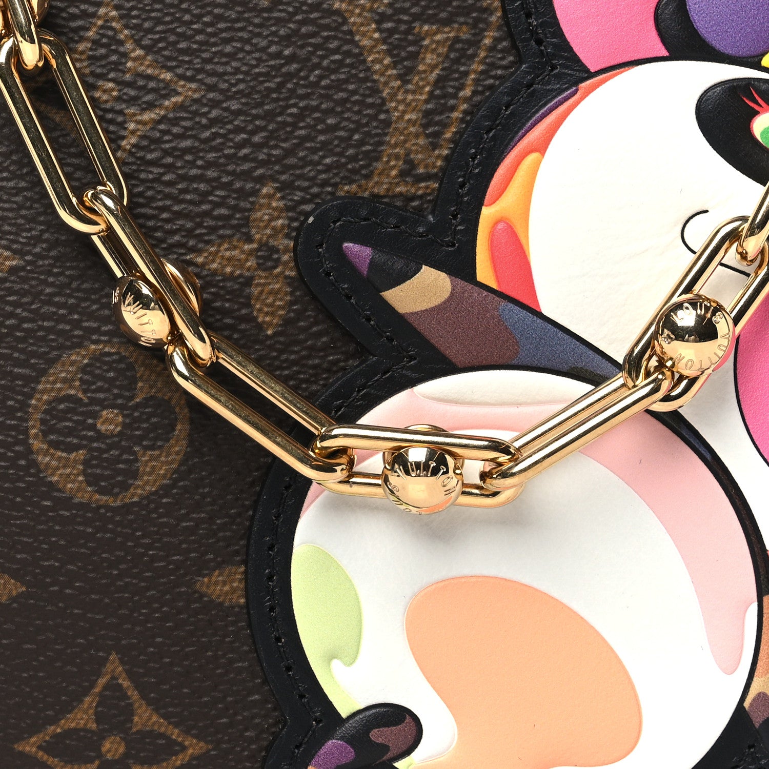 Louis Vuitton LV X TM Monogram Superflat Panda Pochette Accessories 7 of 9