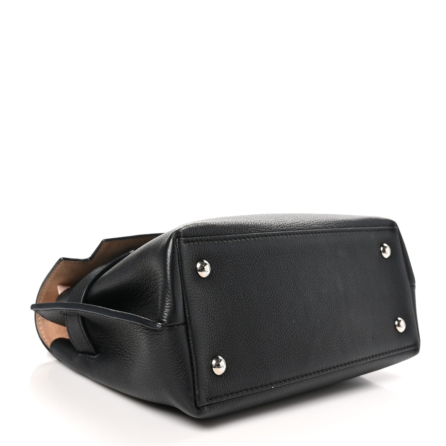 Louis Vuitton Calfskin Lockme Ever BB Black 4 of 10