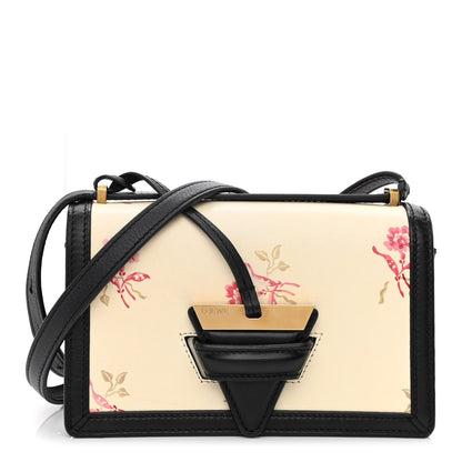 Loewe Calfskin Roses Print Barcelona Shoulder Bag White 1 of 11