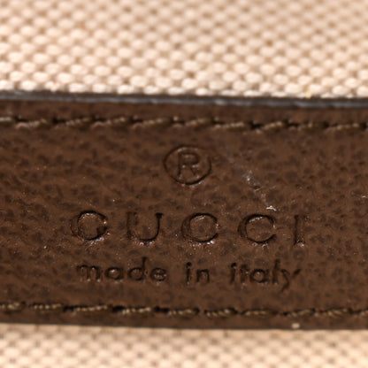 Gucci GG Supreme Monogram Textured Dollar Calfskin Blondie Belt Bag Beige Ebony New Acero 6 of 11