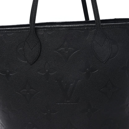 Louis Vuitton Empreinte Monogram Giant Neverfull MM Black 7 of 9