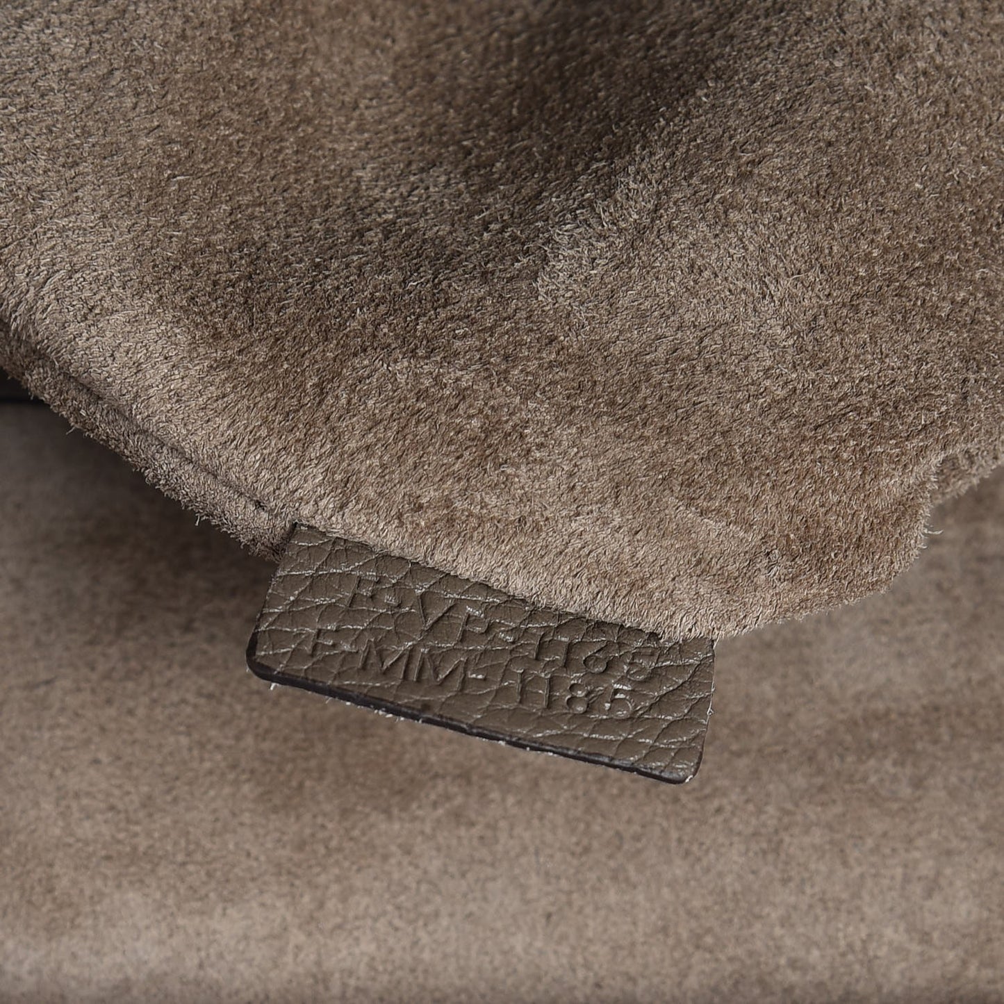 Drummed Calfskin Mini Luggage Souris