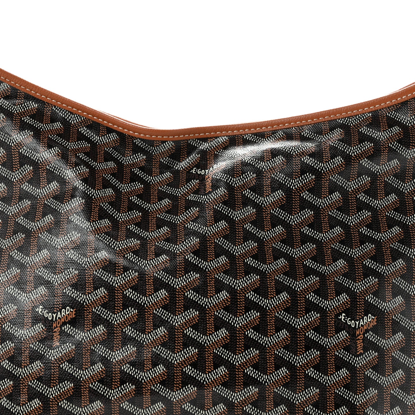Goyardine Boheme Hobo Black Gold