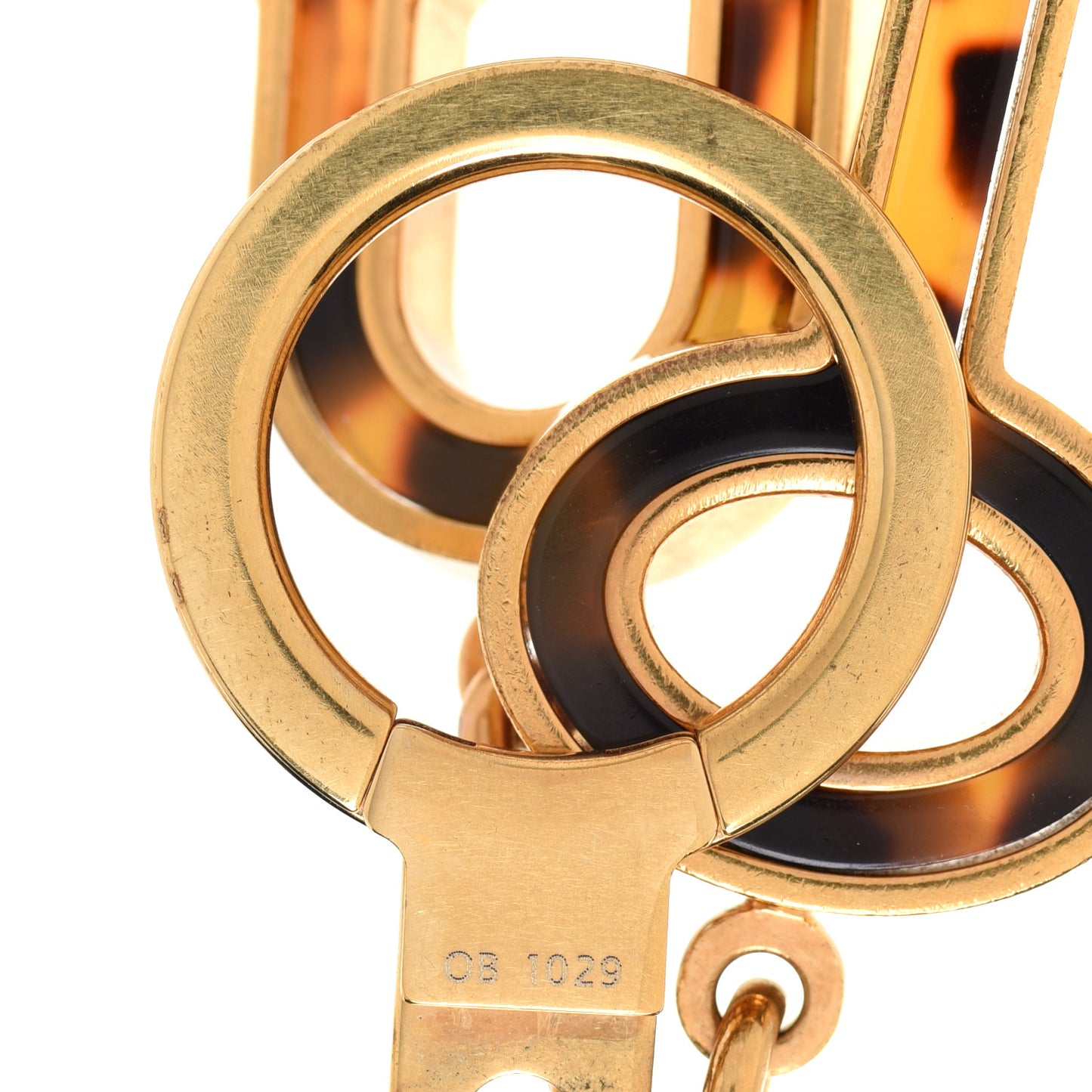 Acetate Confidence Bag Charm Key Holder