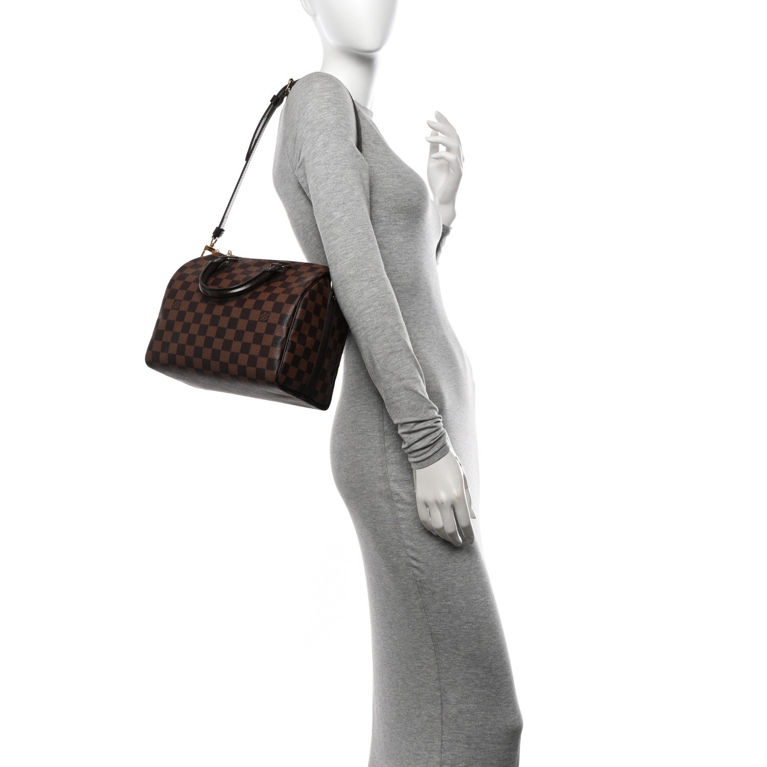 Louis Vuitton Damier Ebene Speedy Bandouliere 25 2 of 10