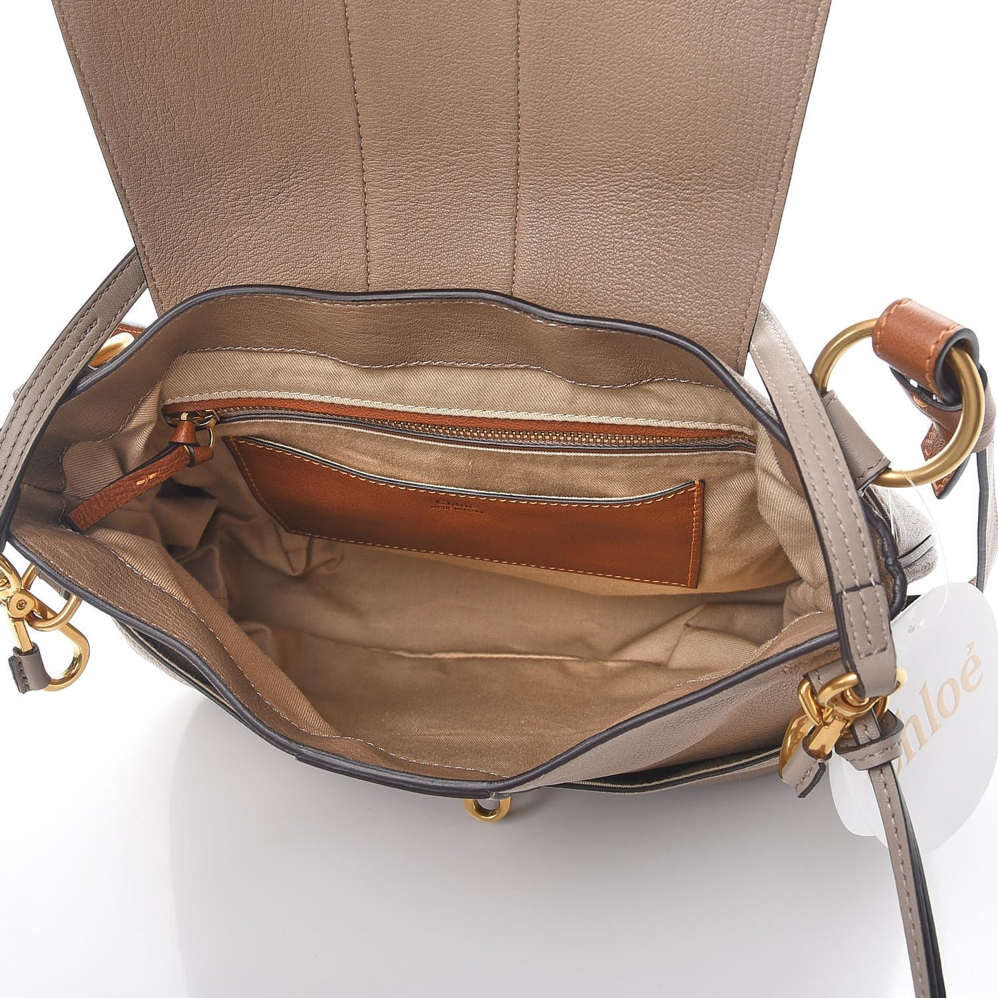 Grained Lambskin Medium Lexa Shoulder Bag Motty Grey