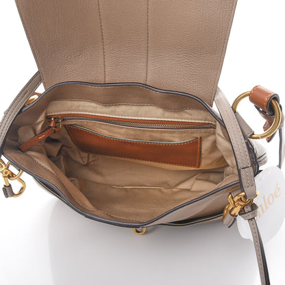Chloe Grained Lambskin Medium Lexa Shoulder Bag Motty Grey 7 of 10