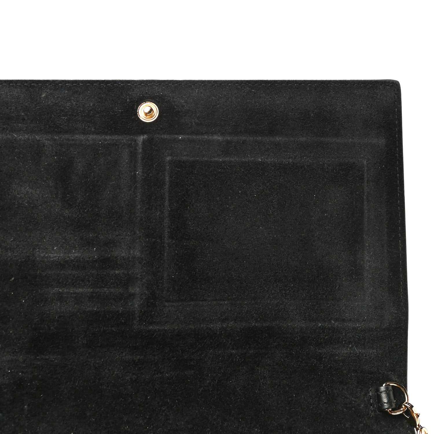 Saint Laurent Metallic Calfskin Monogram Belle de Jour Chain Clutch Gold 15 of 20