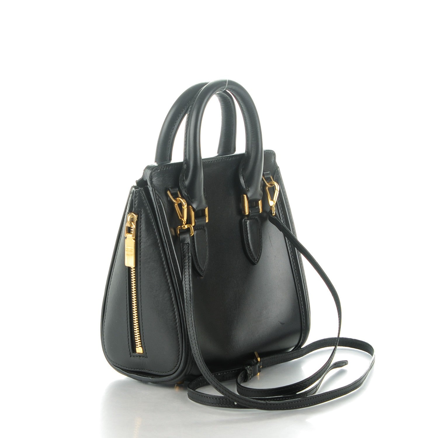 Alexander McQueen Calfskin Mini Heroine Black 3 of 8