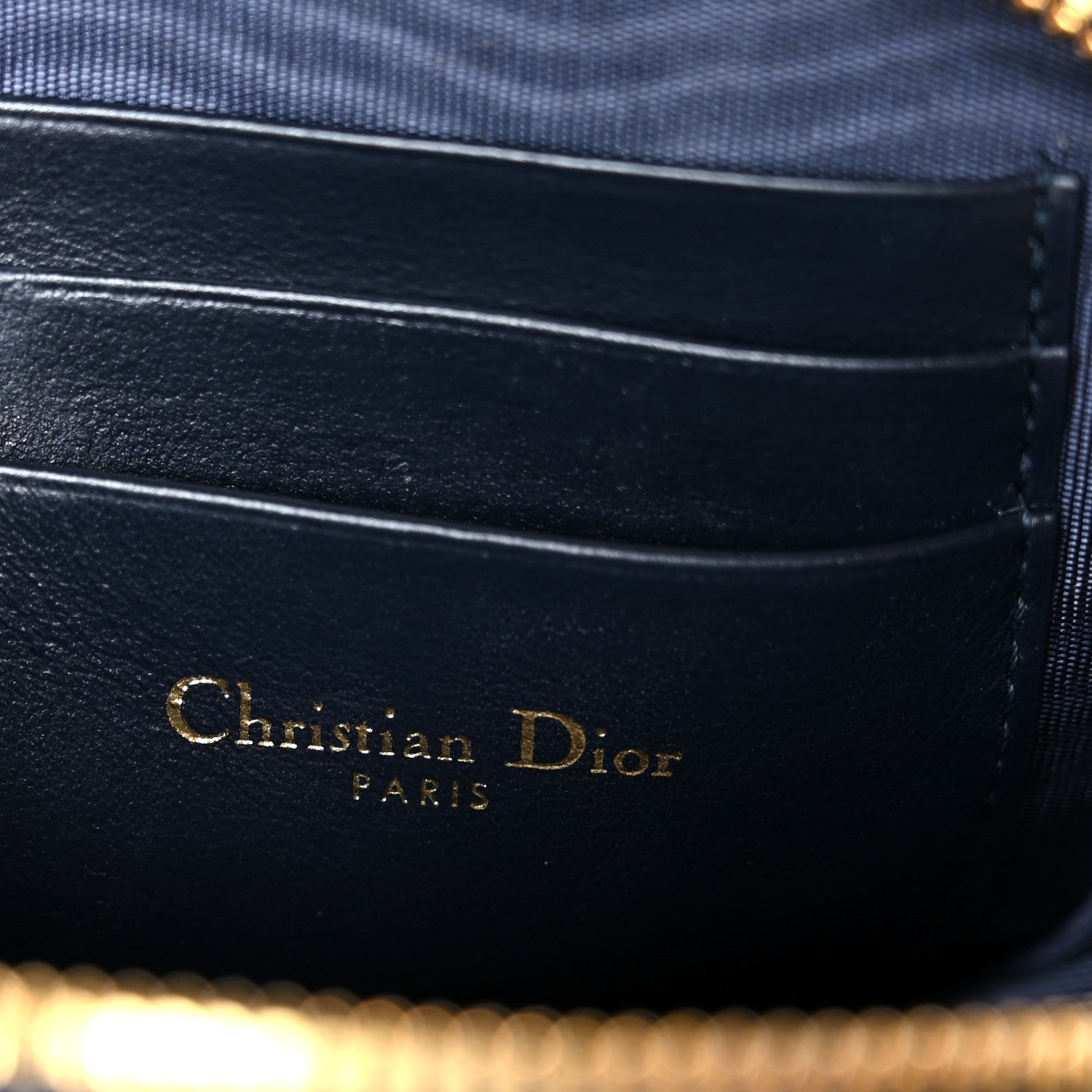 Christian Dior Oblique 30 Montaigne Phone Holder Blue 5 of 11