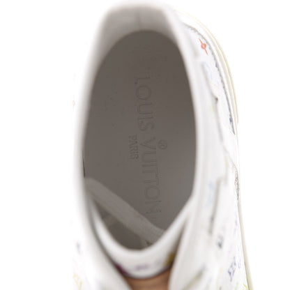 Louis Vuitton Monogram Multicolor High Top Sneakers 39 White 7 of 7