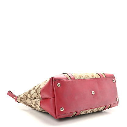 Gucci Monogram Small Lovely Heart Tote Red 5 of 11