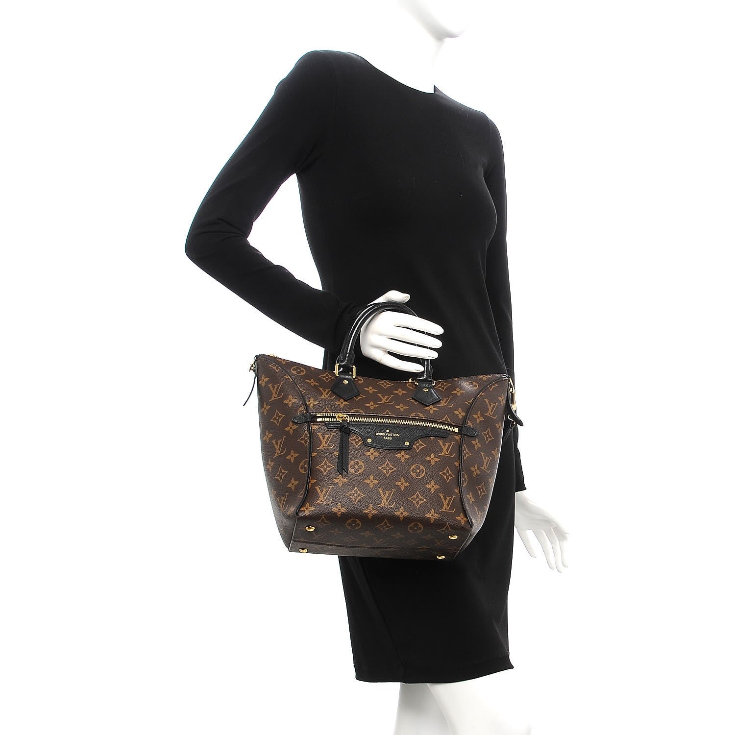 Louis Vuitton Monogram Tournelle PM Black 3 of 8