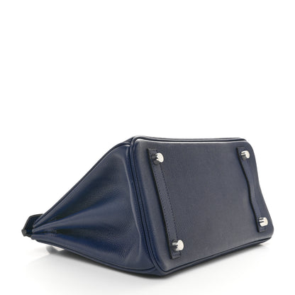 Hermes Epsom Verso Birkin 25 Bleu De Malte Bleu Sapphire 5 of 16