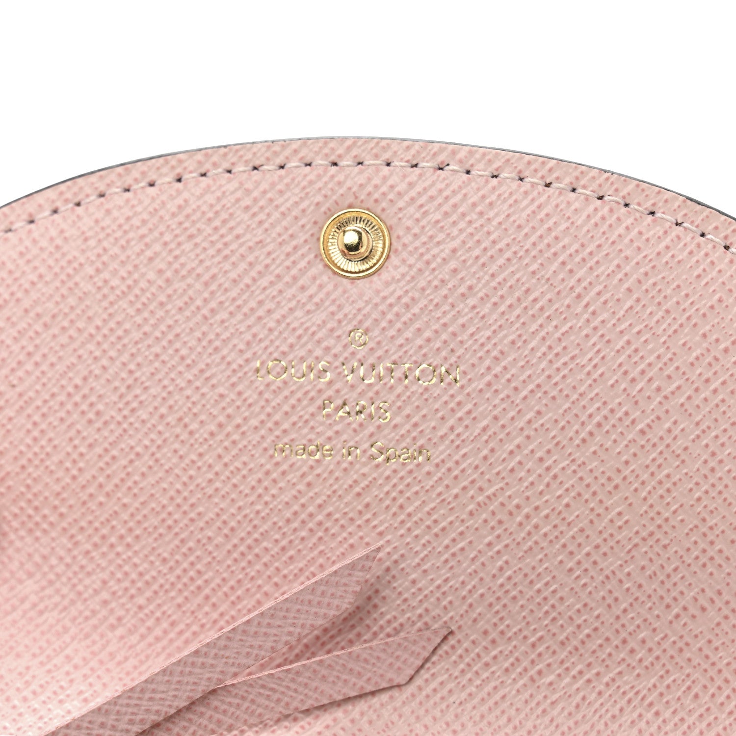 Louis Vuitton Damier Ebene Rosalie Coin Purse Rose Ballerine 6 of 9
