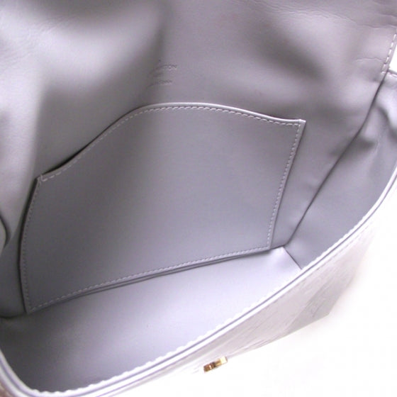 Louis Vuitton Vernis Thompson Street Silver 7 of 9