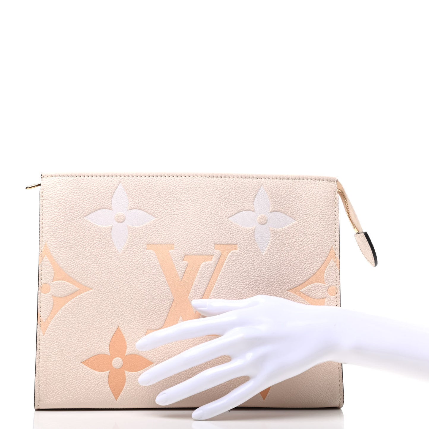 Empreinte Monogram Giant By The Pool Toiletry Pouch 26 Cream Saffron