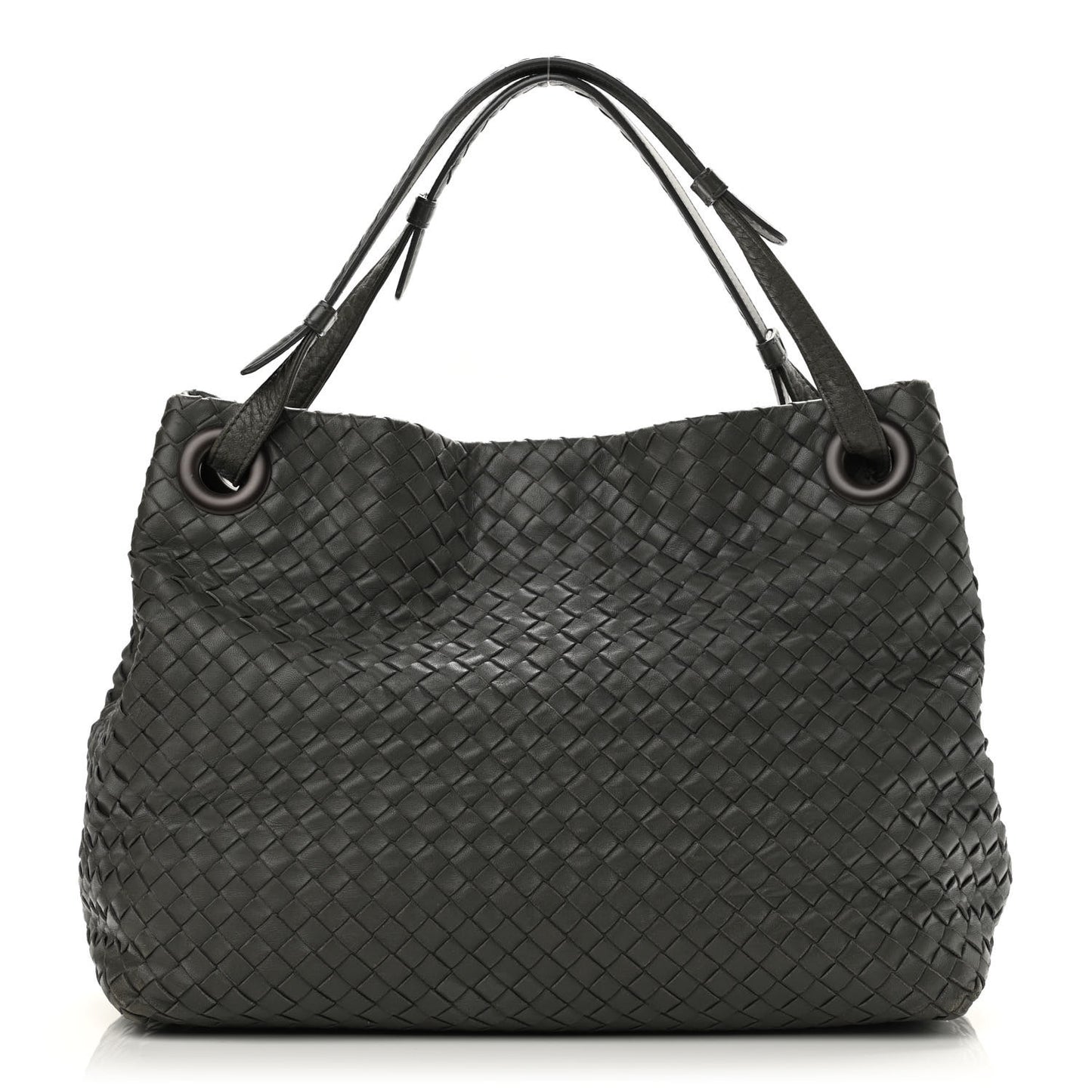 Nappa Intrecciato Bella Tote Grey