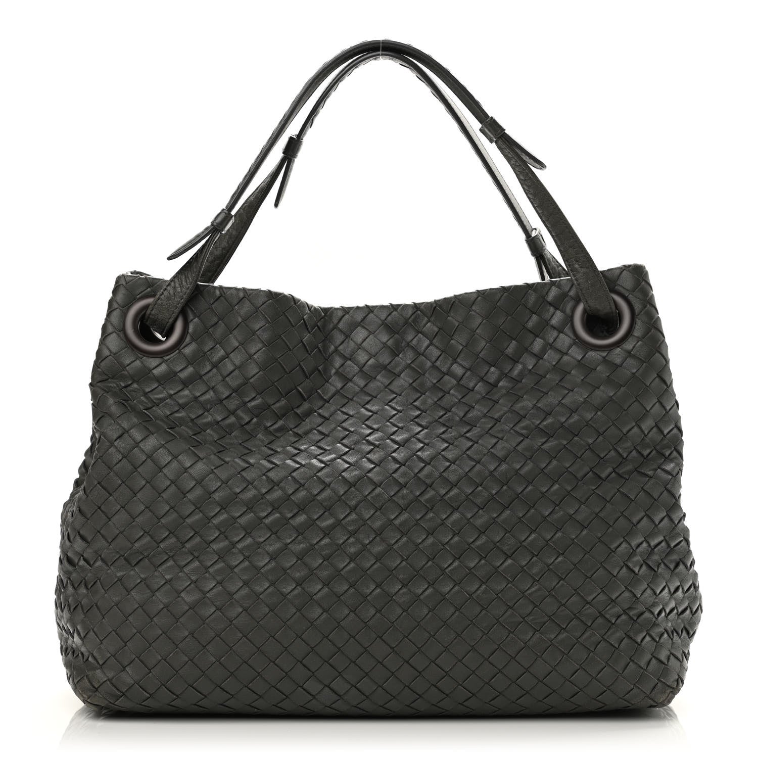 Bottega Veneta Nappa Intrecciato Bella Tote Grey 1 of 13
