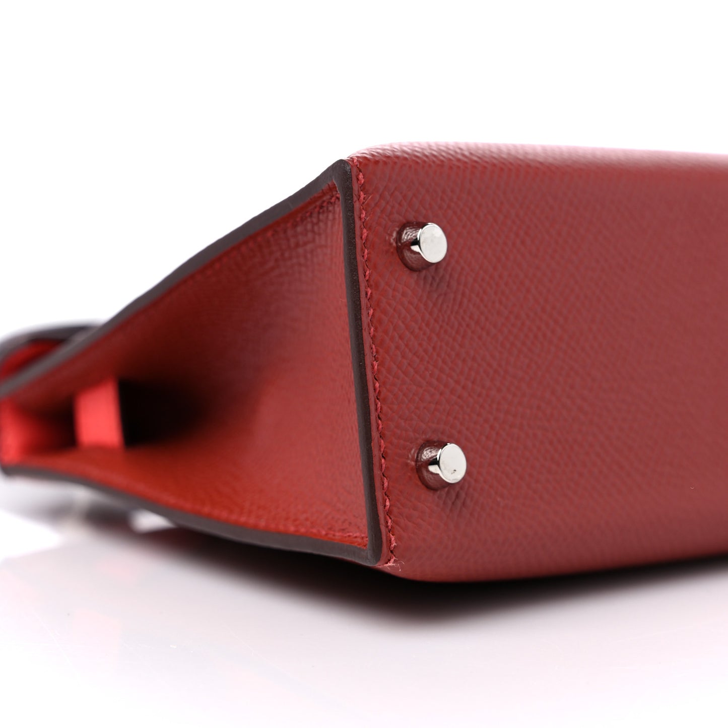 Epsom Tri-Color Mini Kelly Sellier 20 Rouge Venetian Rouge Sellier Rose Texas