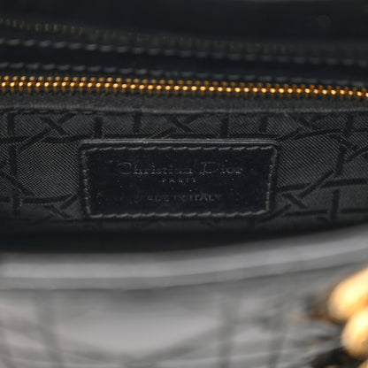 Christian Dior Patent Cannage Mini Lady Dior Black 6 of 13