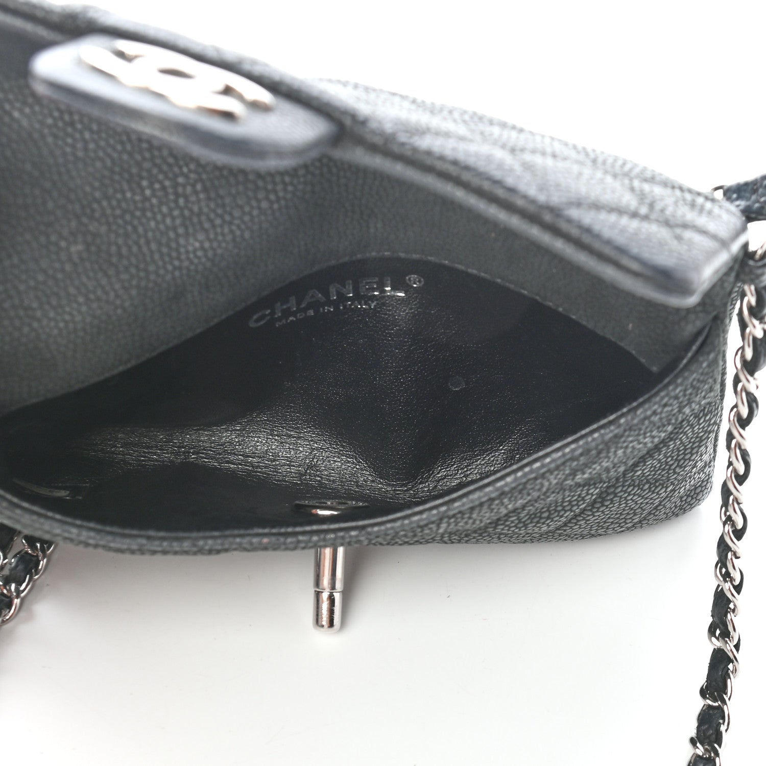 Chanel Caviar Quilted Crossbody Bag Black 4 of 8
