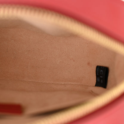 Gucci GG Supreme Monogram Blooms Mini Chain Shoulder Bag Beige Blue Navy Hibiscus Red 11 of 13