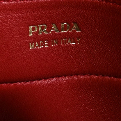 Prada Saffiano Cuir Medium Double Bag Black Fuoco 5 of 10