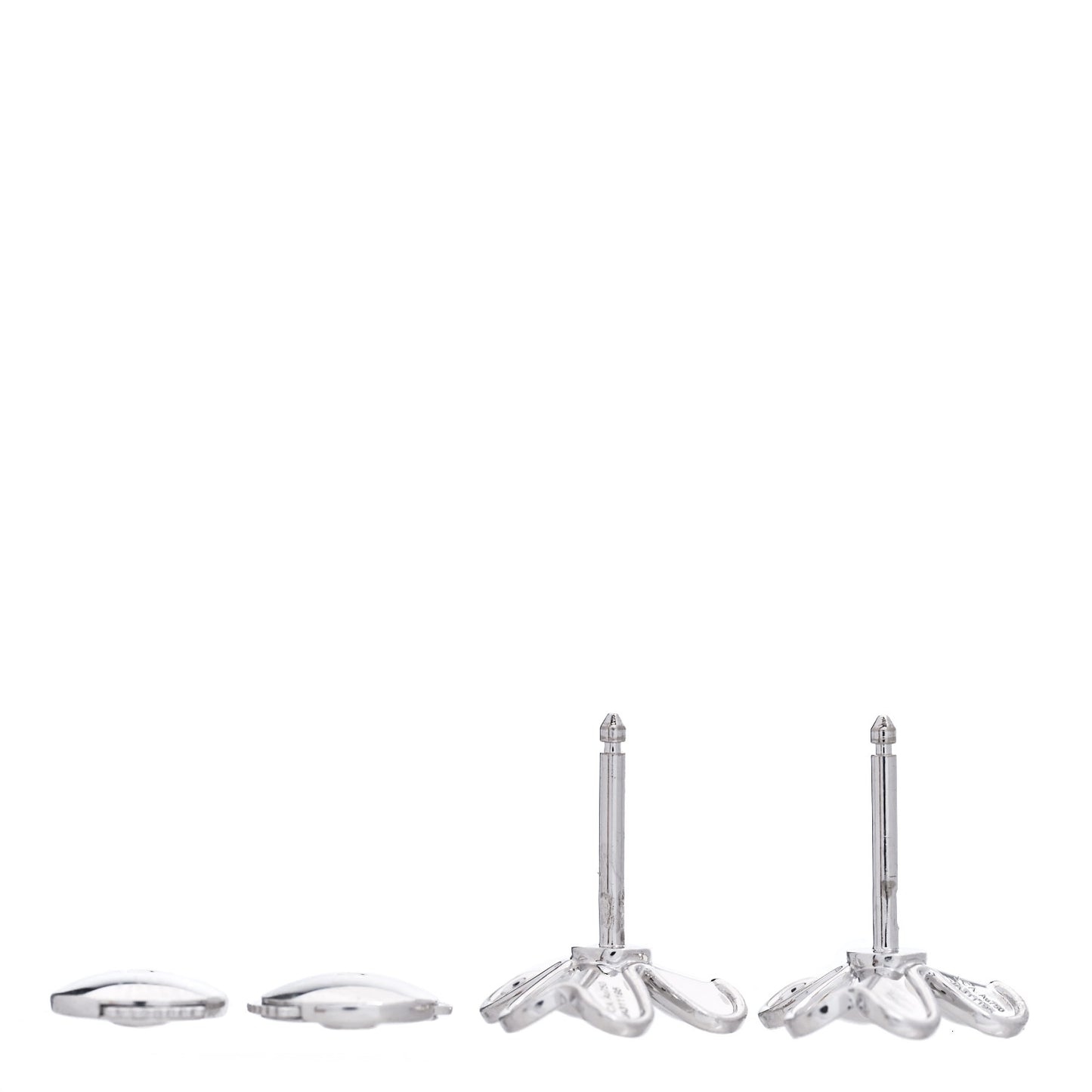 18K White Gold Diamond Mini Frivole Earrings