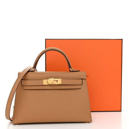 Hermes Epsom Horseshoe Mini Kelly Sellier 20 Chai 11 of 11