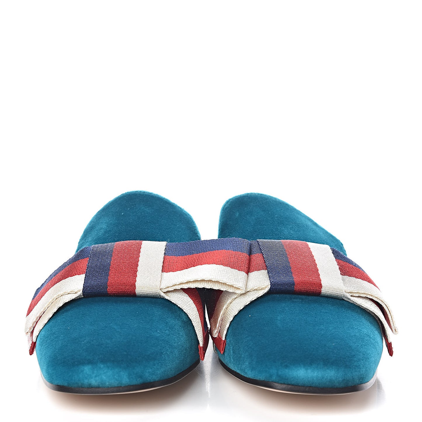Softy Velvet Sylvie Bow Slippers 39 Pavone