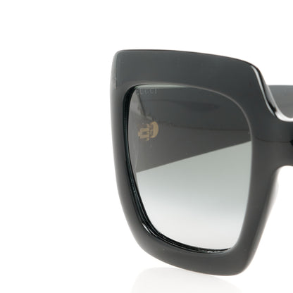 Gucci Acetate Square Frame Sunglasses GG0053S Black 7 of 8