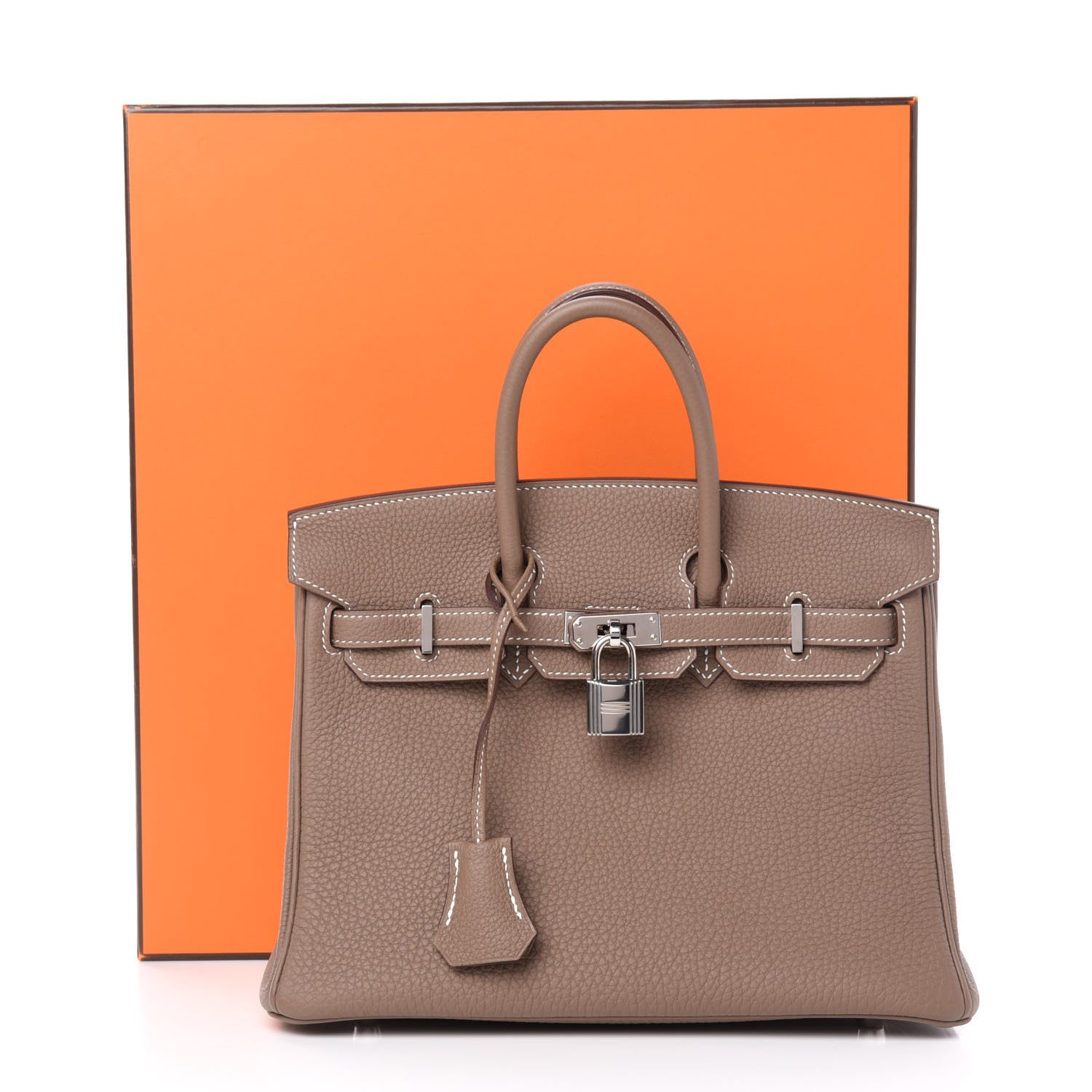 Hermes Togo Birkin 25 Etoupe 11 of 11