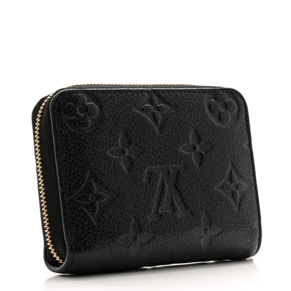 Louis Vuitton Empreinte Zippy Coin Purse Black 3 of 9