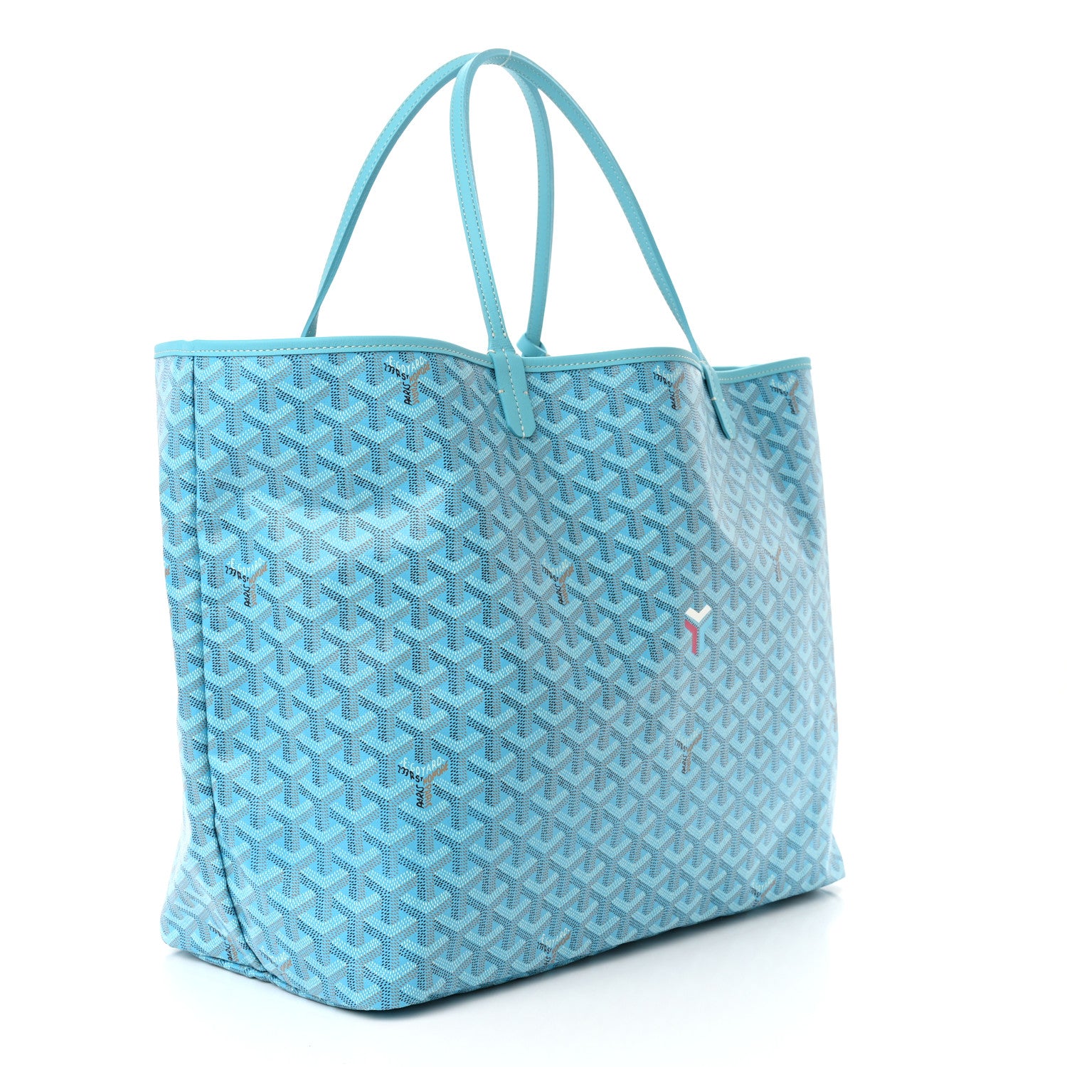 Goyard Goyardine Saint Louis GM Balise Beach Towel Set Turquoise 5 of 12