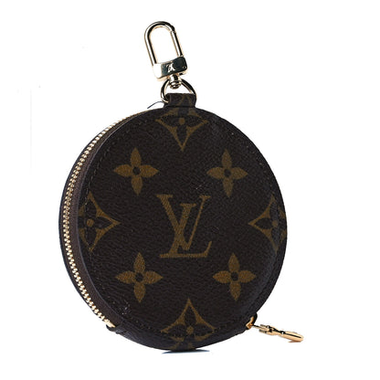 Louis Vuitton Monogram 2021 Christmas Animation Japanese Garden Round Coin Purse Wisteria Pink 2 of 6