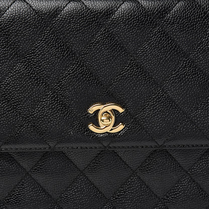 Chanel Caviar Quilted Jumbo Kelly Flap Black 10 of 10