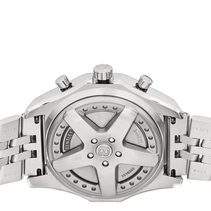 Breitling Stainless Steel 49mm Bentley 6.75 Chronograph Automatic Watch Brown A44362 4 of 4