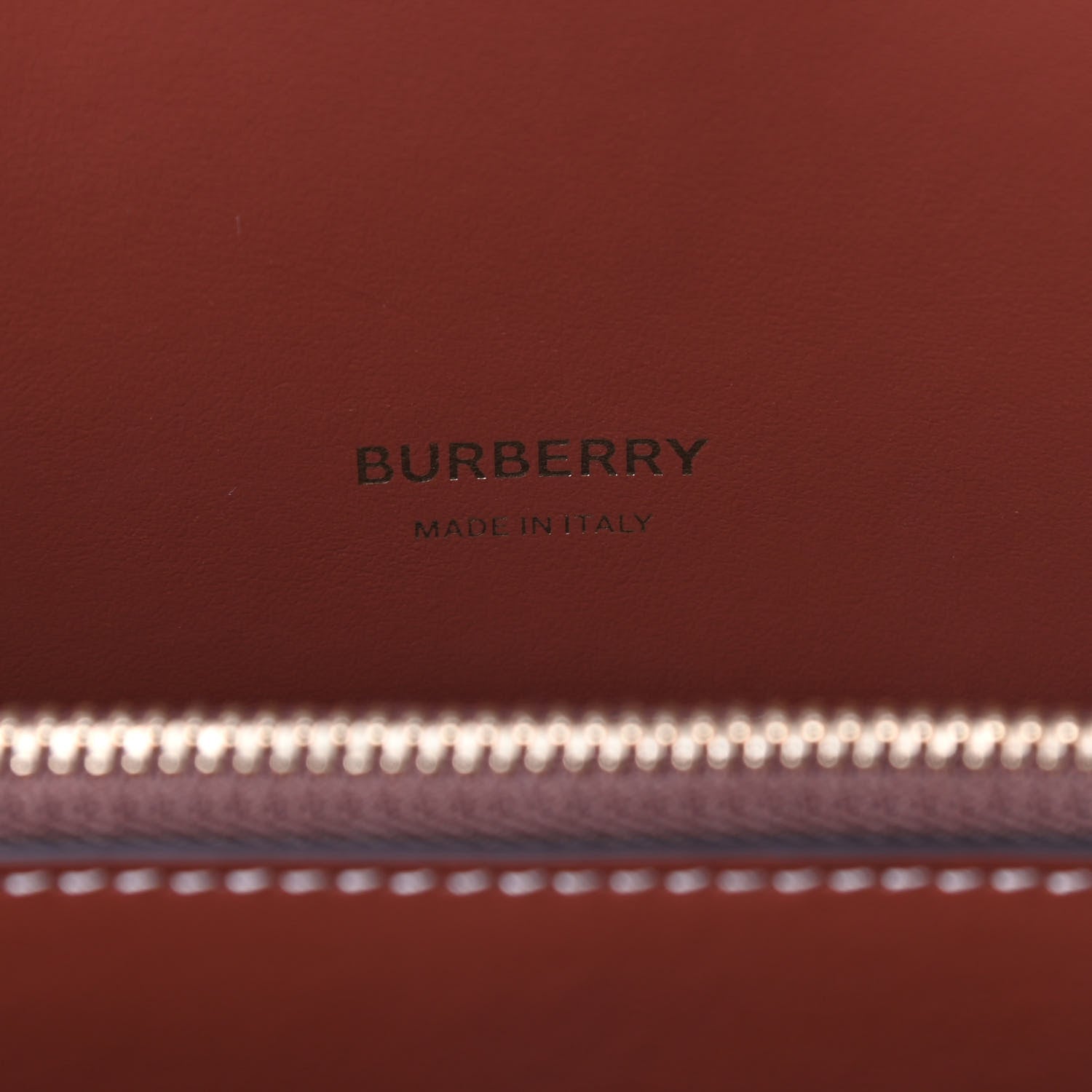 Burberry Calfskin Vintage Check Mini Two Handle Title Bag Black 6 of 9