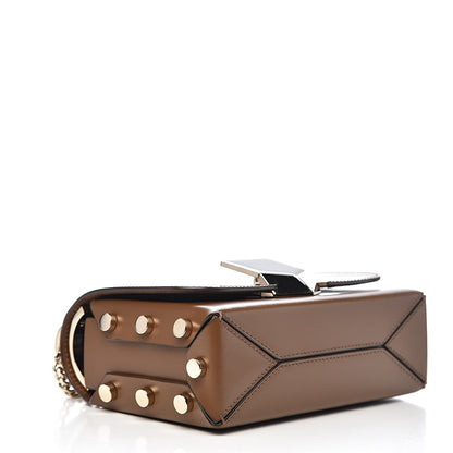 Jimmy Choo Spazzolato Lockett Petite Shoulder Bag Cacao 4 of 10